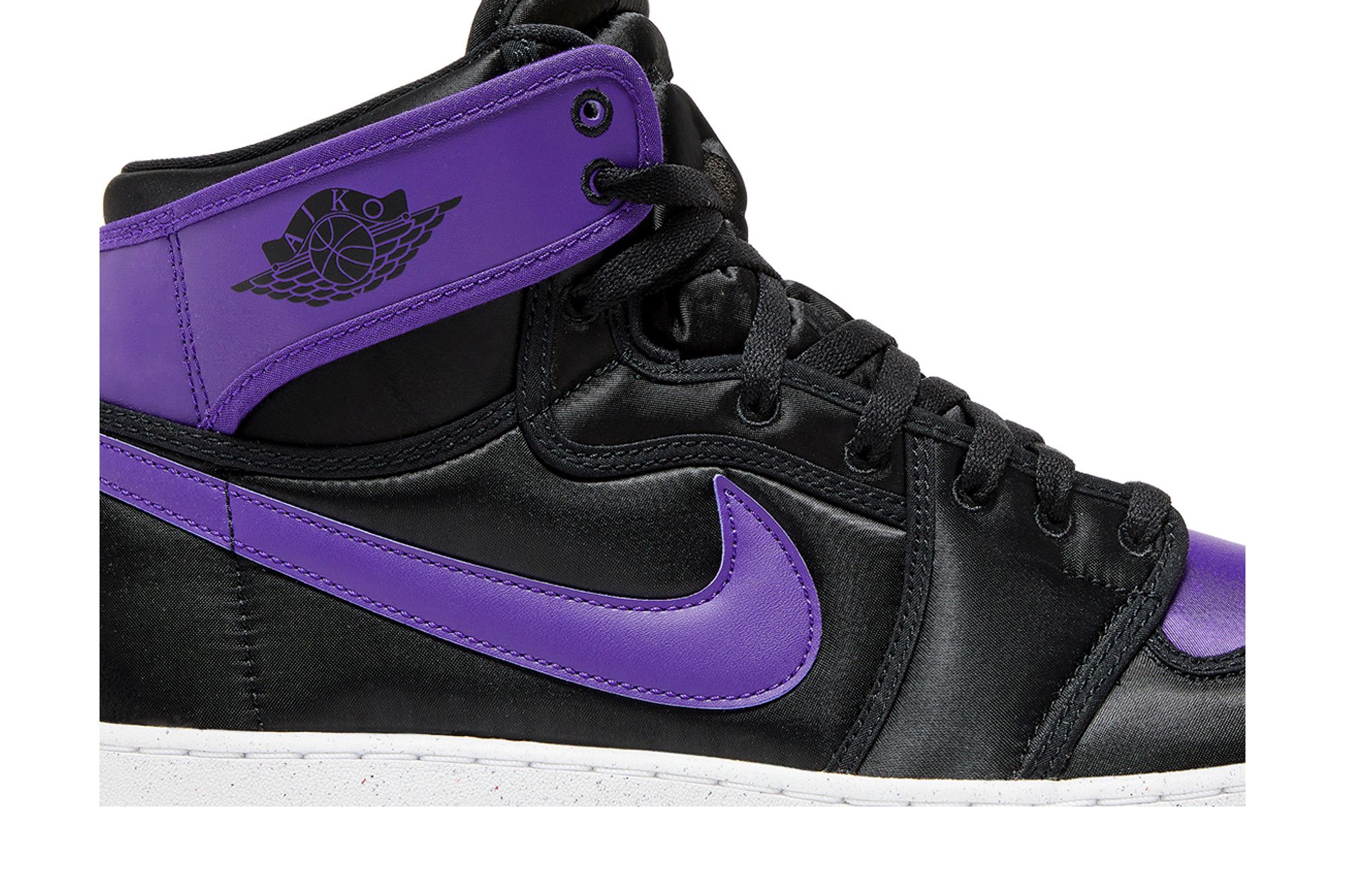 Jordan 1 black field purple white on sale