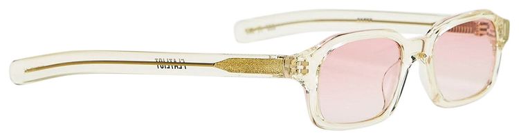 Flatlist Hanky Sunglasses Crystal YellowPink Gradient