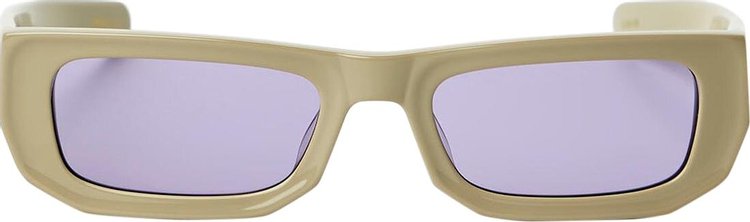Flatlist Bricktop Sunglasses 'Solid Warm Sand/Solid Lilac'
