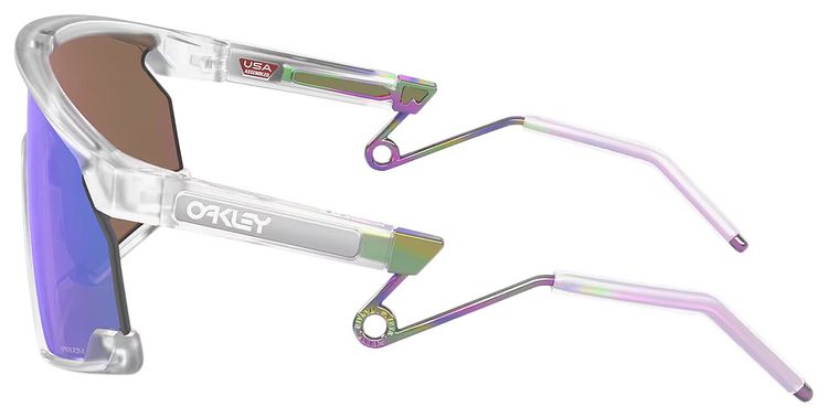Oakley BXTR Metal Sunglasses Matte ClearPrizm Violet