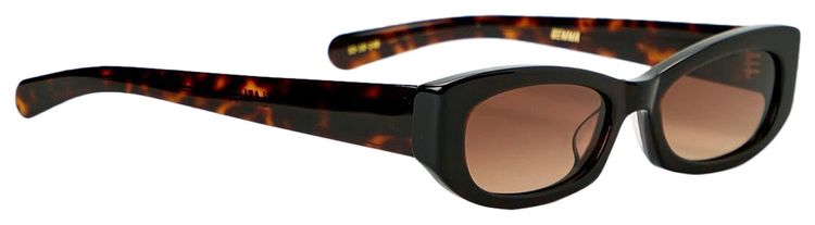 Flatlist Gemma Sunglasses Dark TortoiseBrown Gradient Lens