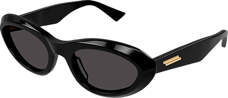 Bottega Veneta Bombe Round Sunglasses BlackGrey