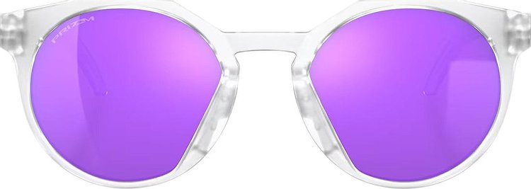 Oakley HSTN Sunglasses 'Matte Clear/Prizm Violet'