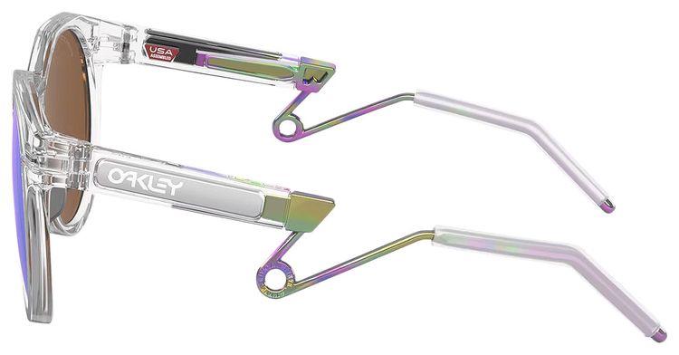 Oakley HSTN Metal Sunglasses Matte ClearPrizm Violet