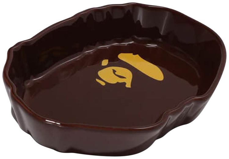 BAPE Ape Head Tray Brown