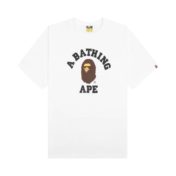 BAPE College Tee White