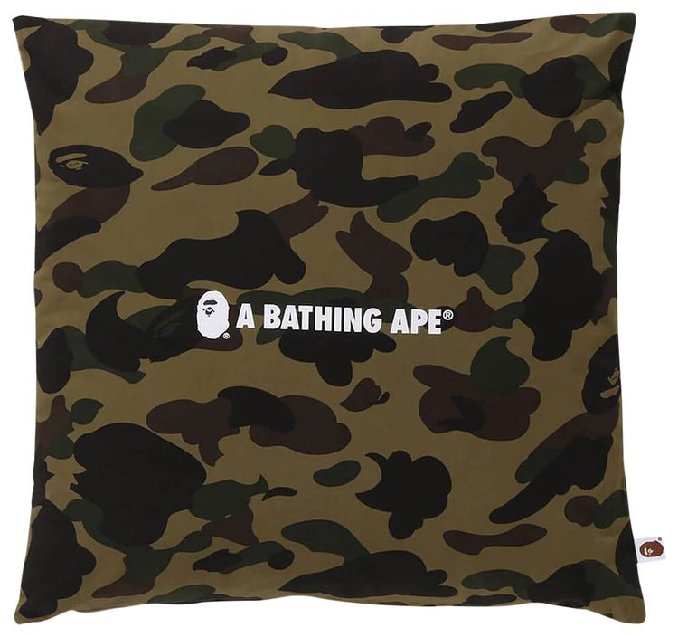 BAPE 1st Camo Square Cushion Green
