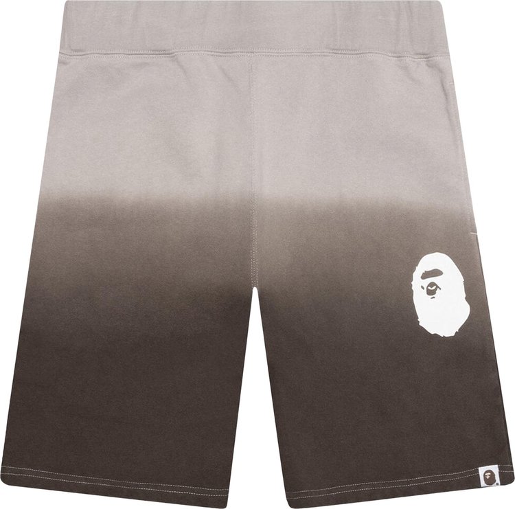 BAPE Gradation Sweat Shorts Brown