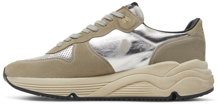Golden Goose Running Sole Silver Ice Grey