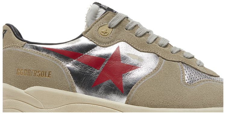Golden Goose Running Sole Silver Ice Grey
