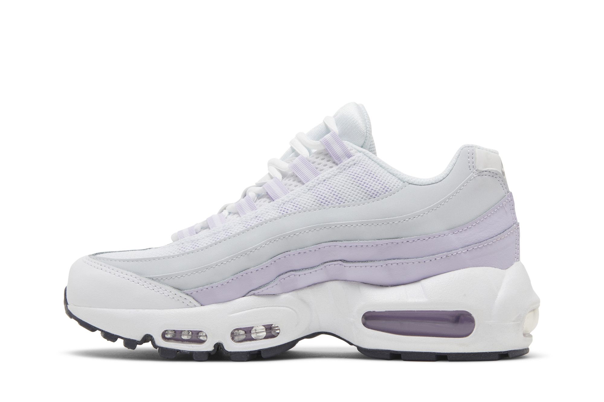 Air max 95 white grey purple 2025