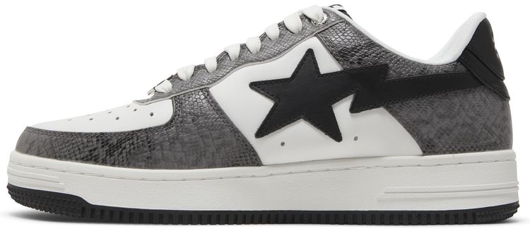Bapesta Black Snakeskin