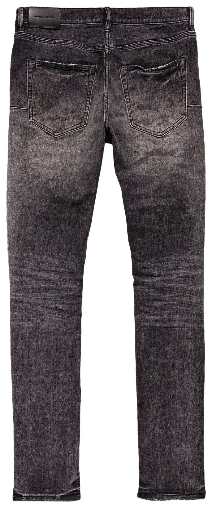 PURPLE BRAND Low Rise Skinny Jeans Black