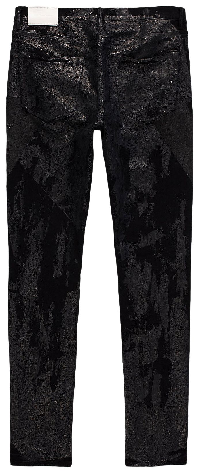 PURPLE BRAND Low Rise Skinny Jeans Black