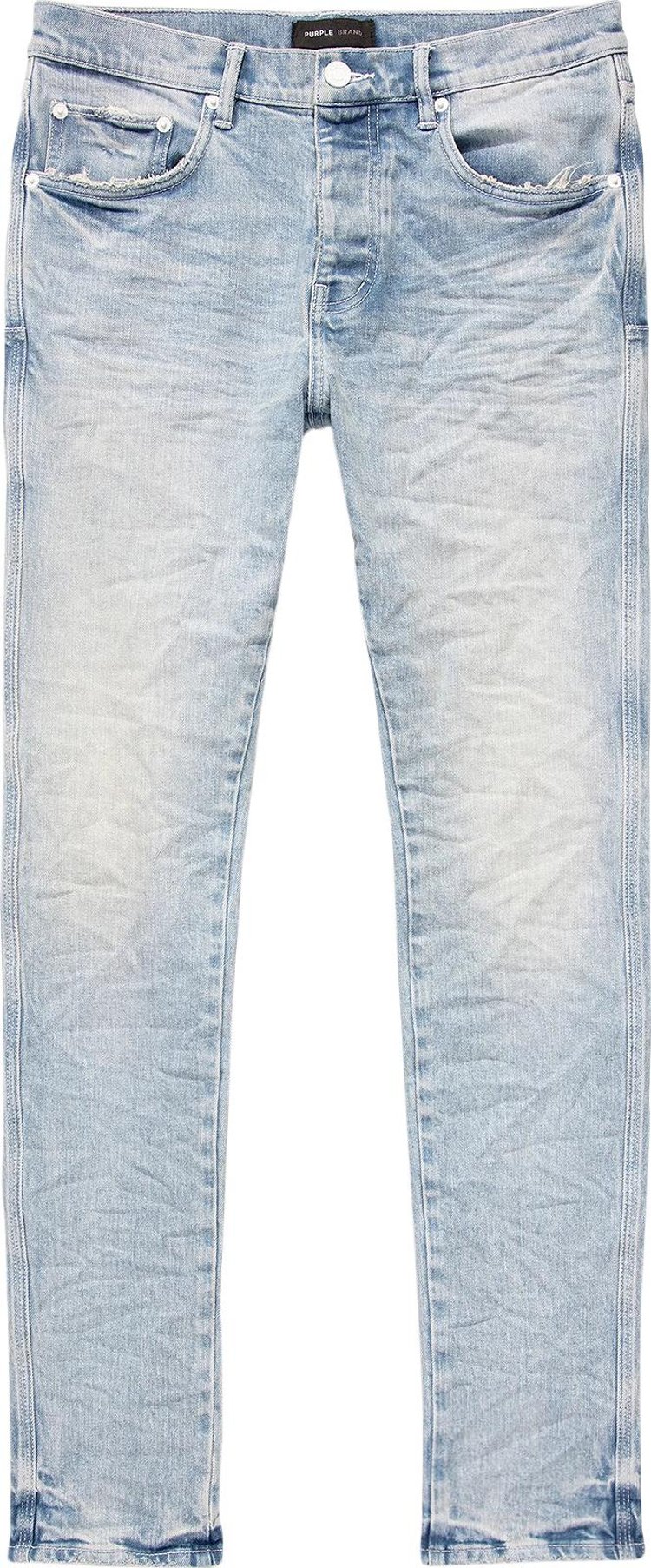 Buy PURPLE BRAND Low Rise Skinny Jeans 'Light Indigo/White' - P001 ...