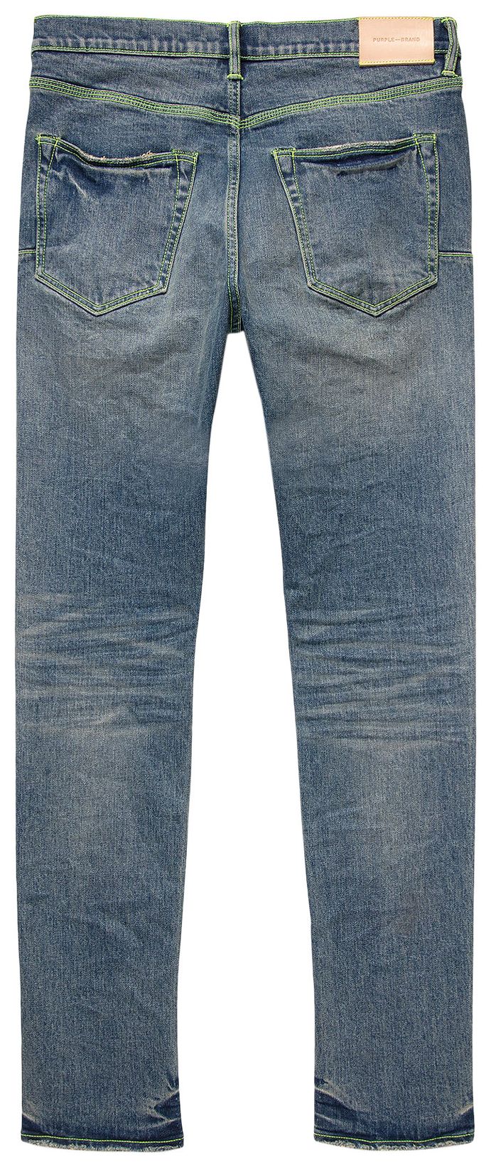 PURPLE BRAND Low Rise Skinny Jeans Light IndigoNeon