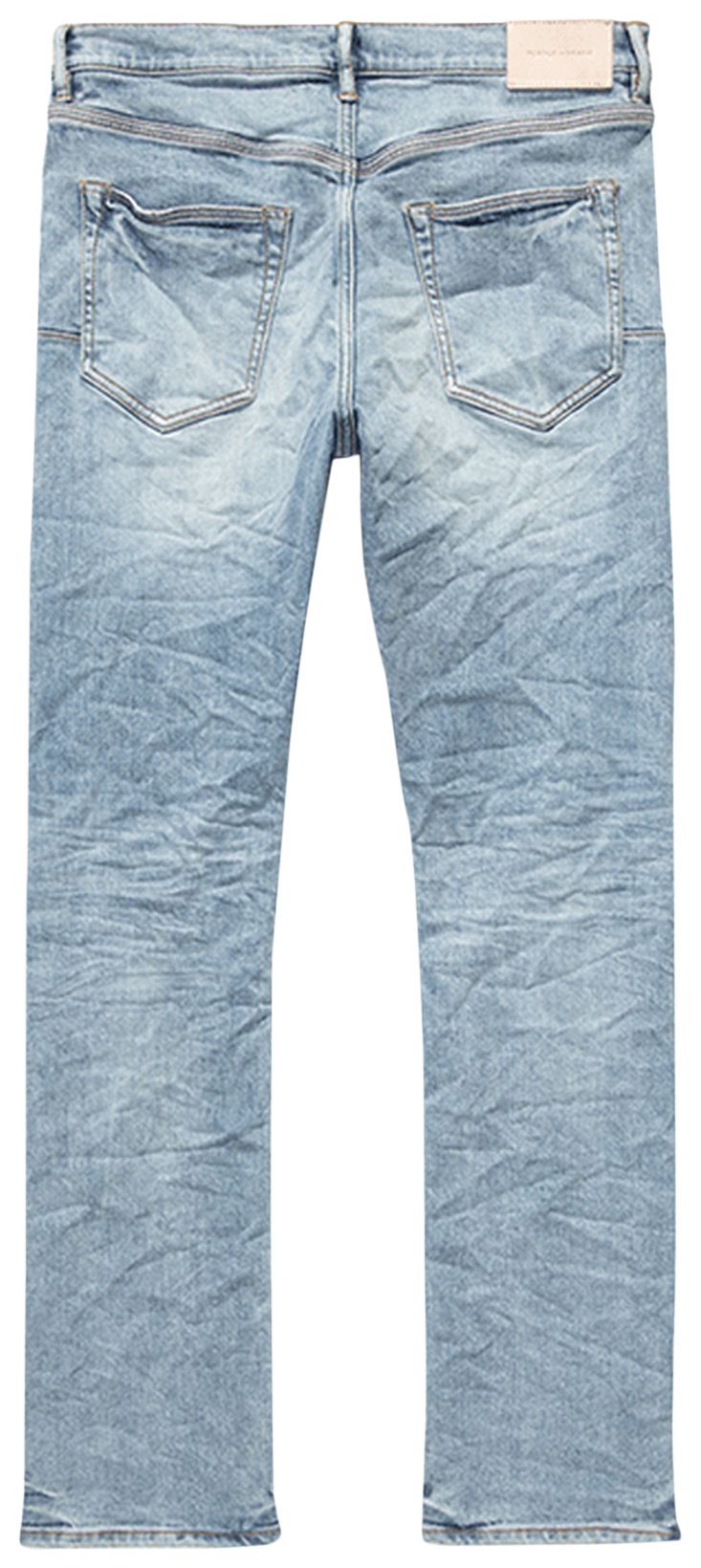 PURPLE BRAND Mid Rise Straight Jeans Faded Out