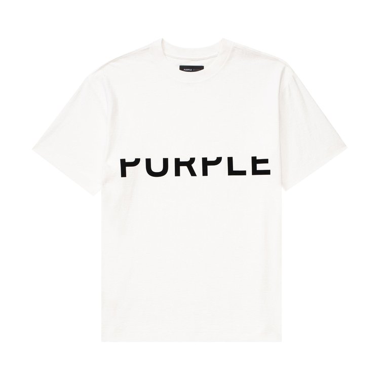 PURPLE BRAND Textured Jersey T-Shirt 'White'