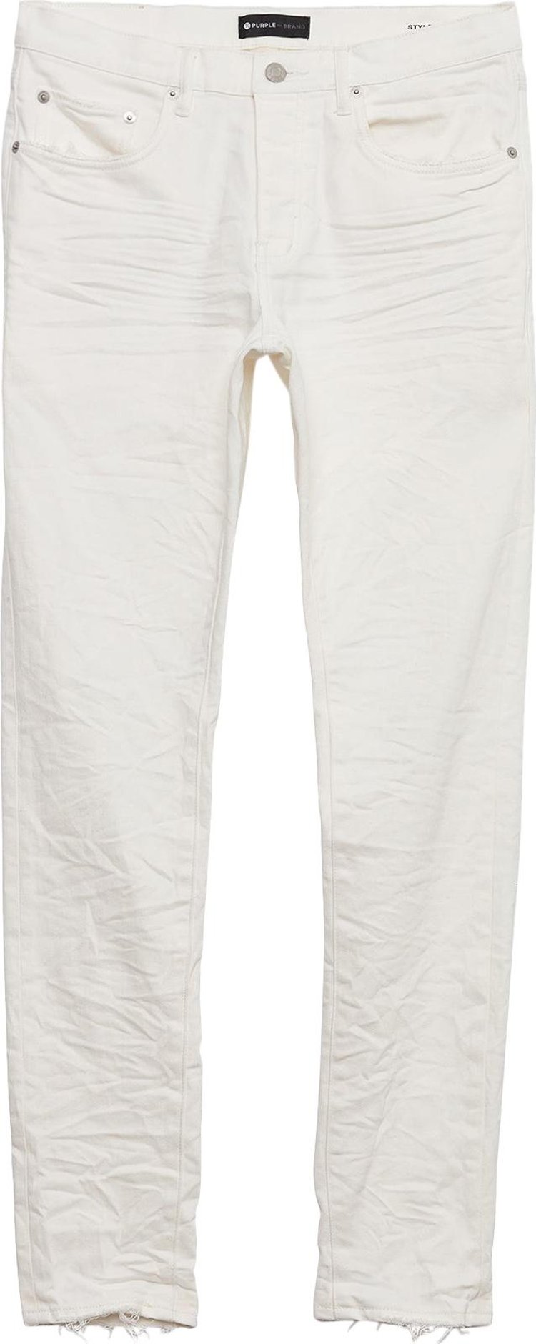 Buy PURPLE BRAND Low Rise Skinny Jeans 'Optic White' - P001 OPWH122 | GOAT