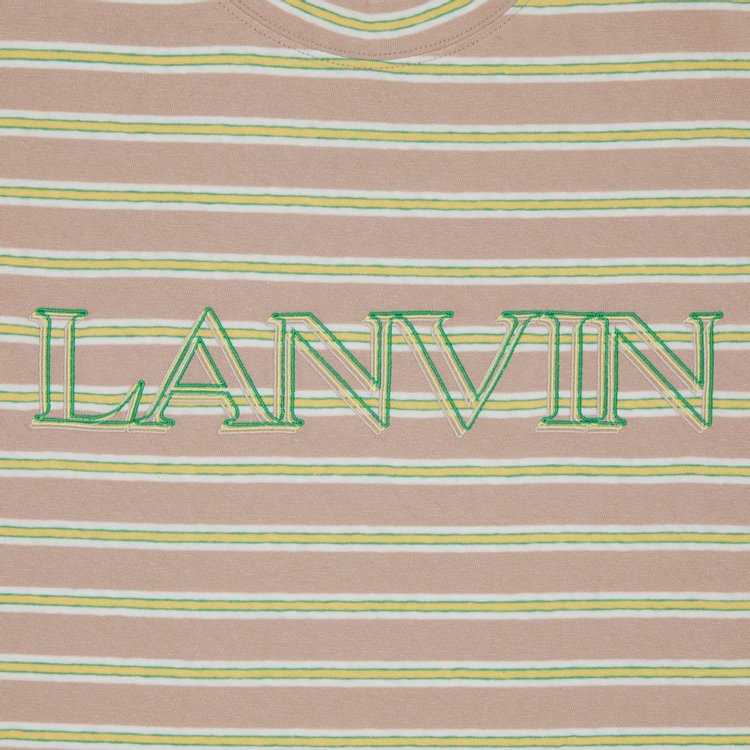 Lanvin Classic Fit Tee Optic WhiteMulticolour