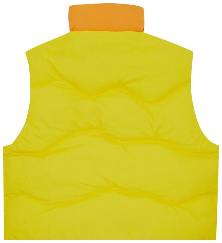 ERL Down Woven Puffer Vest OrangeYellow