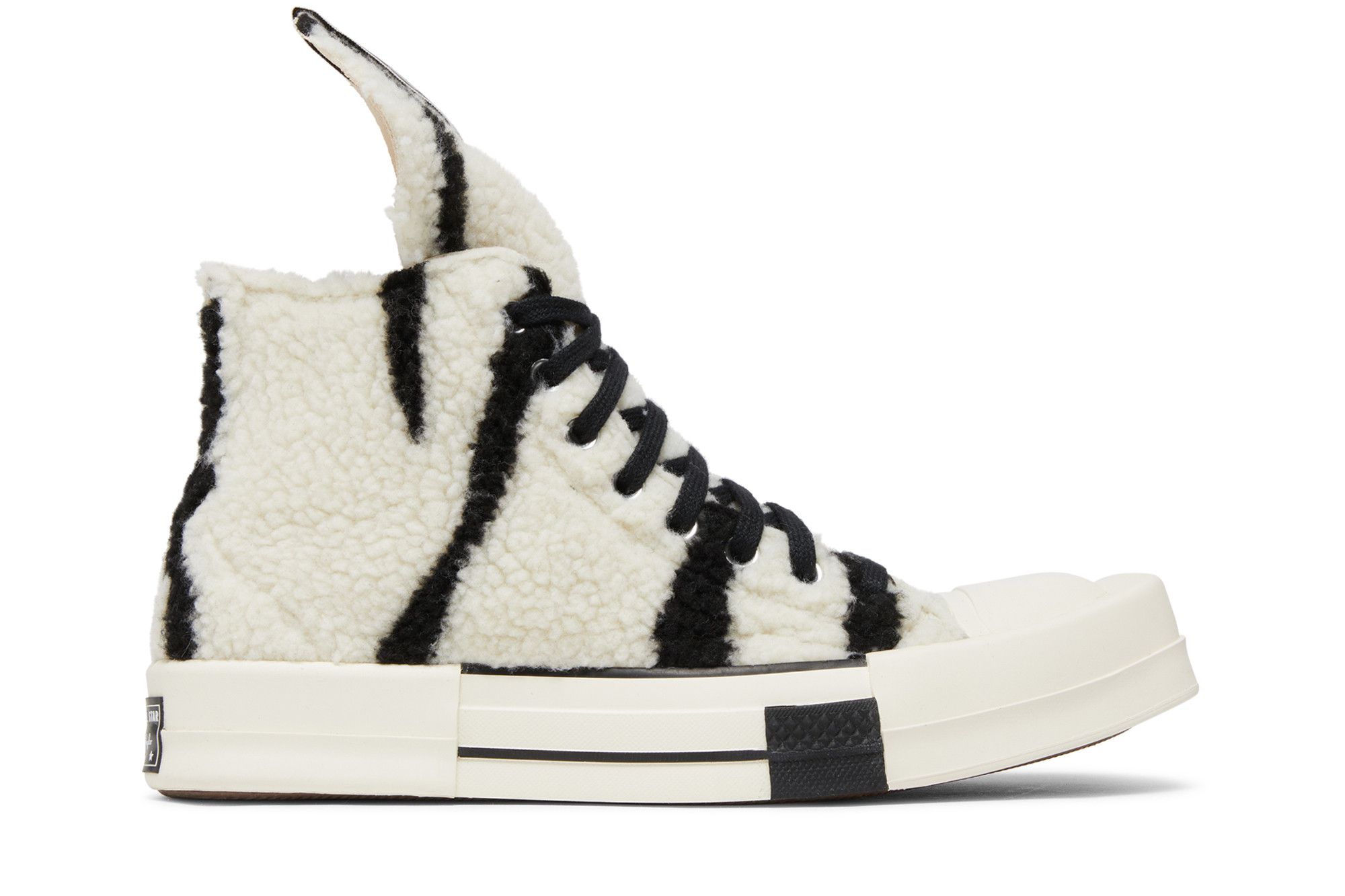 Buy Rick Owens x DRKSHDW TURBODRK Chuck 70 High Zebra A03943C GOAT