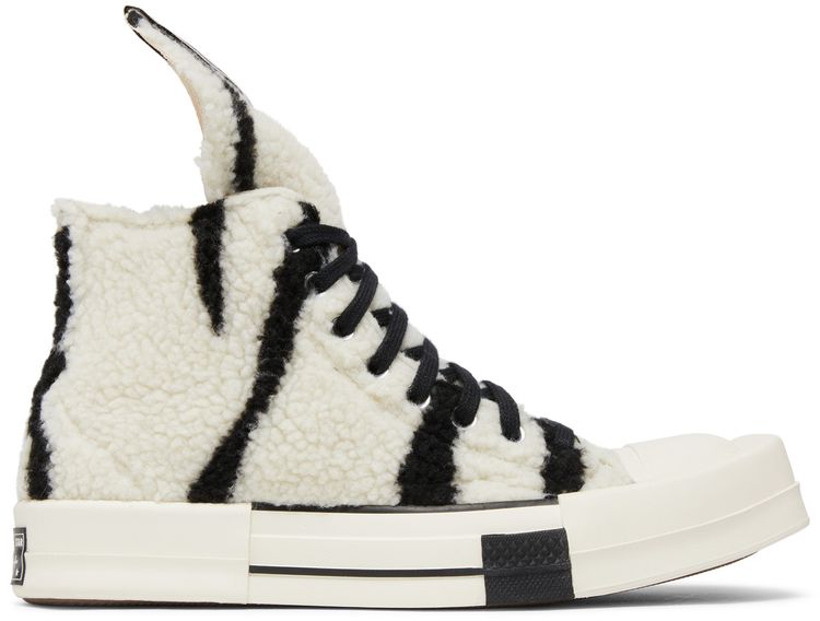 Rick Owens x Converse DRKSHDW TURBODRK Chuck 70 High Zebra