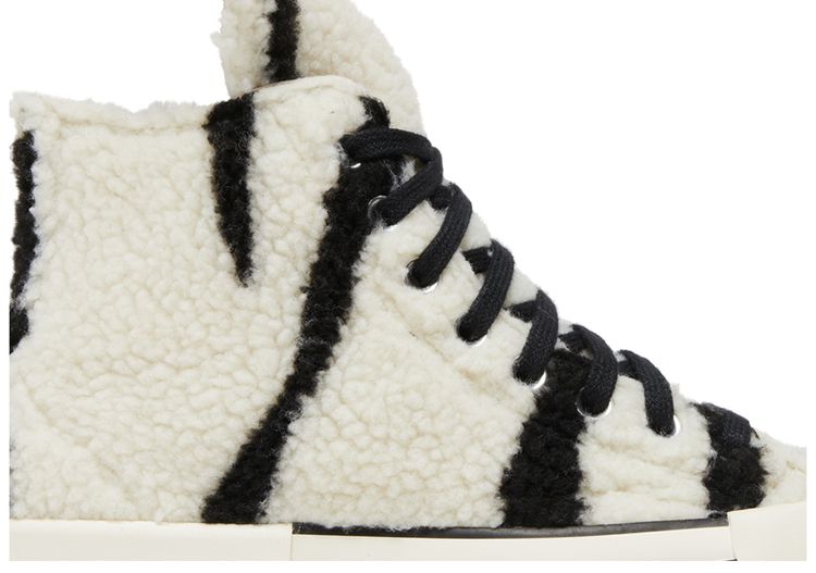 Rick Owens x Converse DRKSHDW TURBODRK Chuck 70 High Zebra