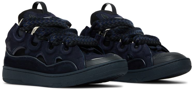 Lanvin Curb Sneakers Slate