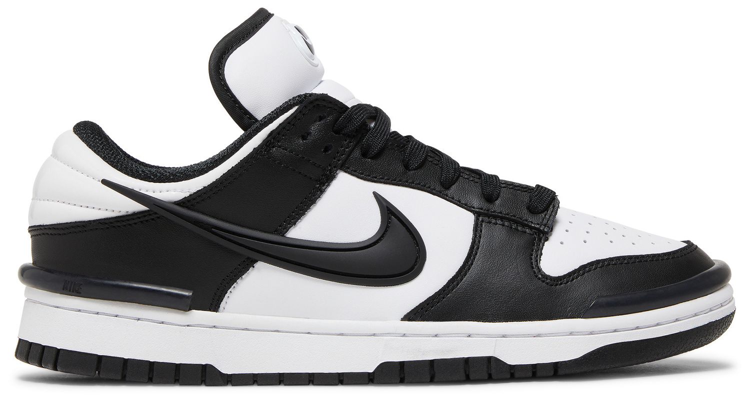 dunk low panda white laces