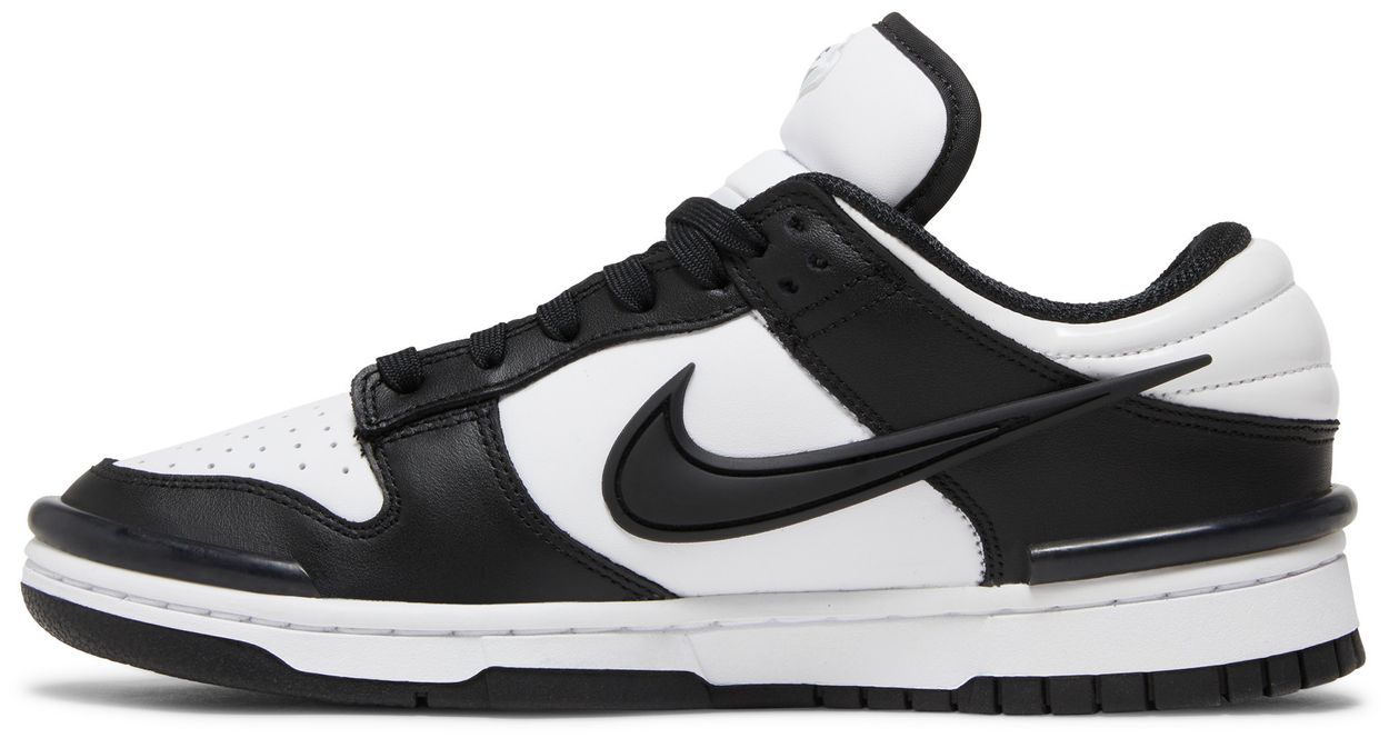 dunk low panda white laces