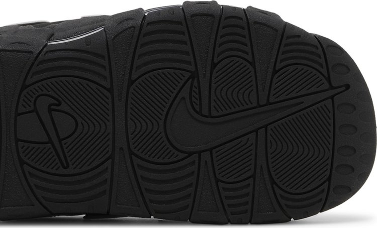 Air More Uptempo Slide Black   Grey Sole