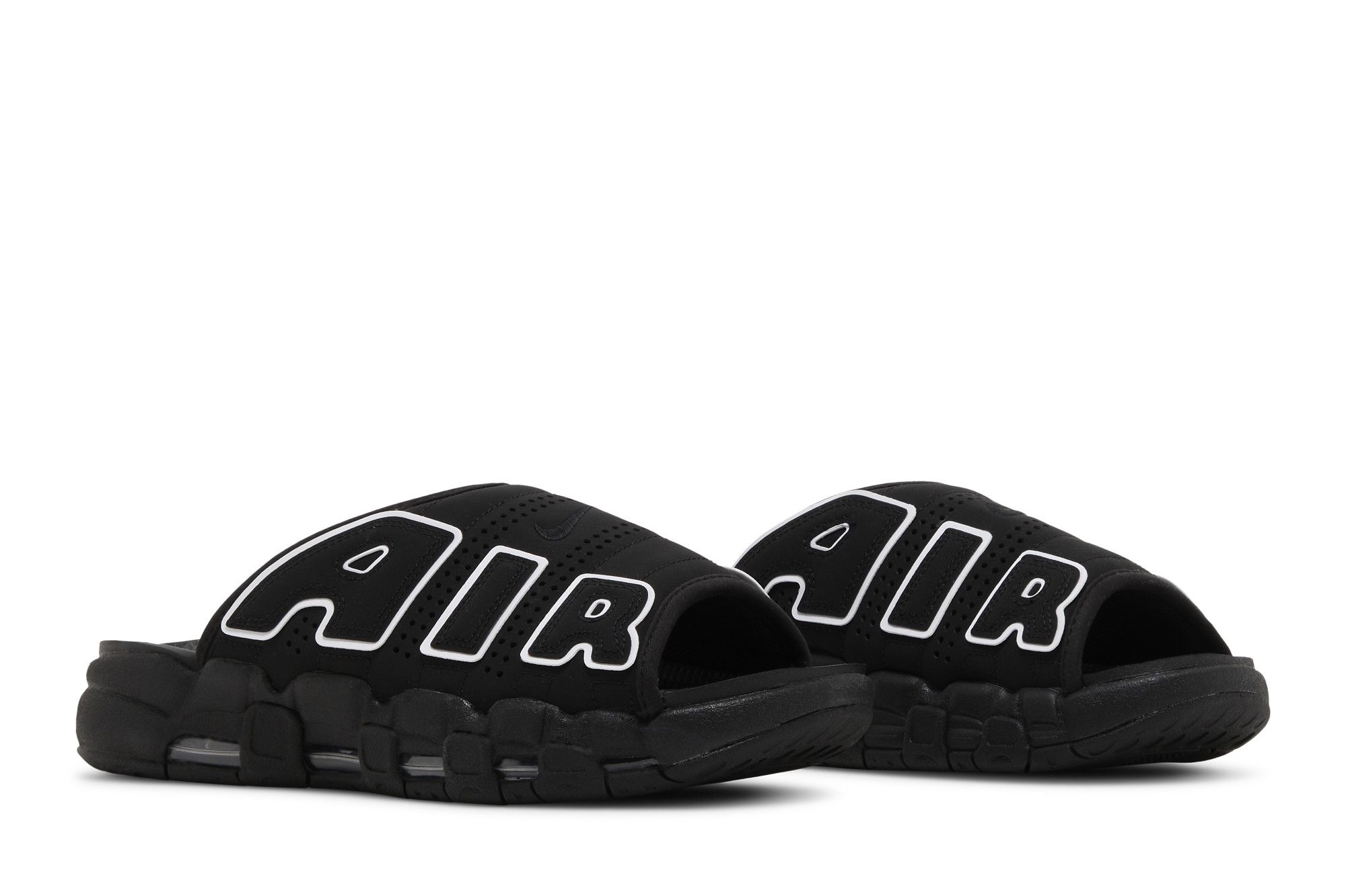 Buy Air More Uptempo Slide 'Black - Grey Sole' - DV2132 001