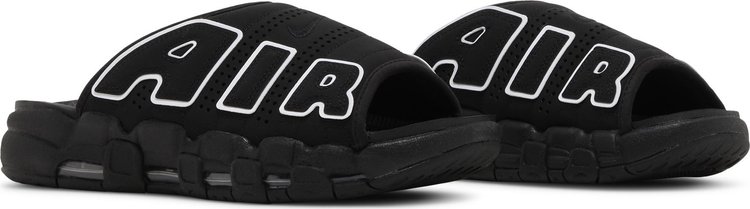 Air More Uptempo Slide Black   Grey Sole