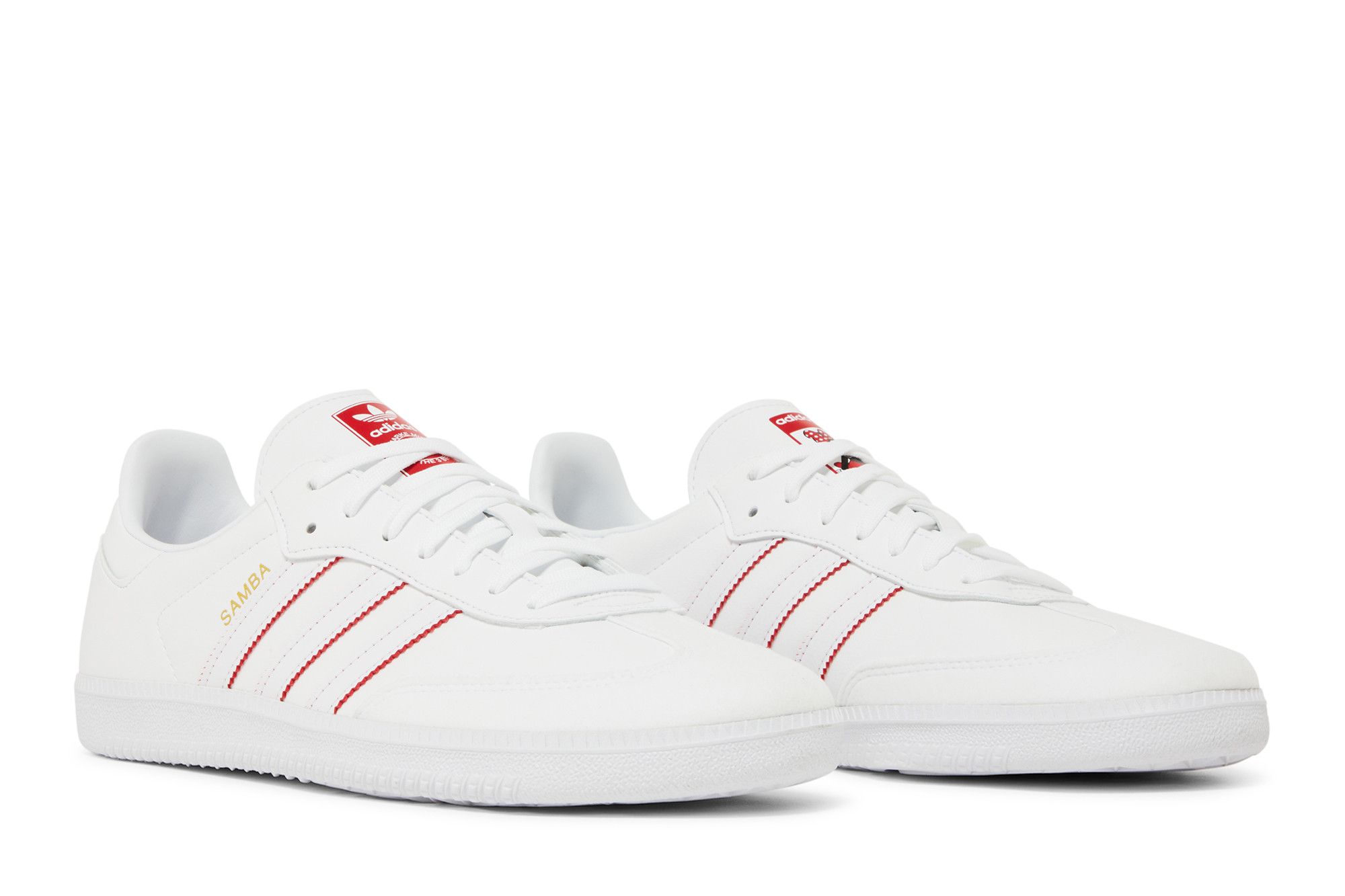 New Adidas X Disney Samba Vegan Shoes; Mickey & Minnie Mouse