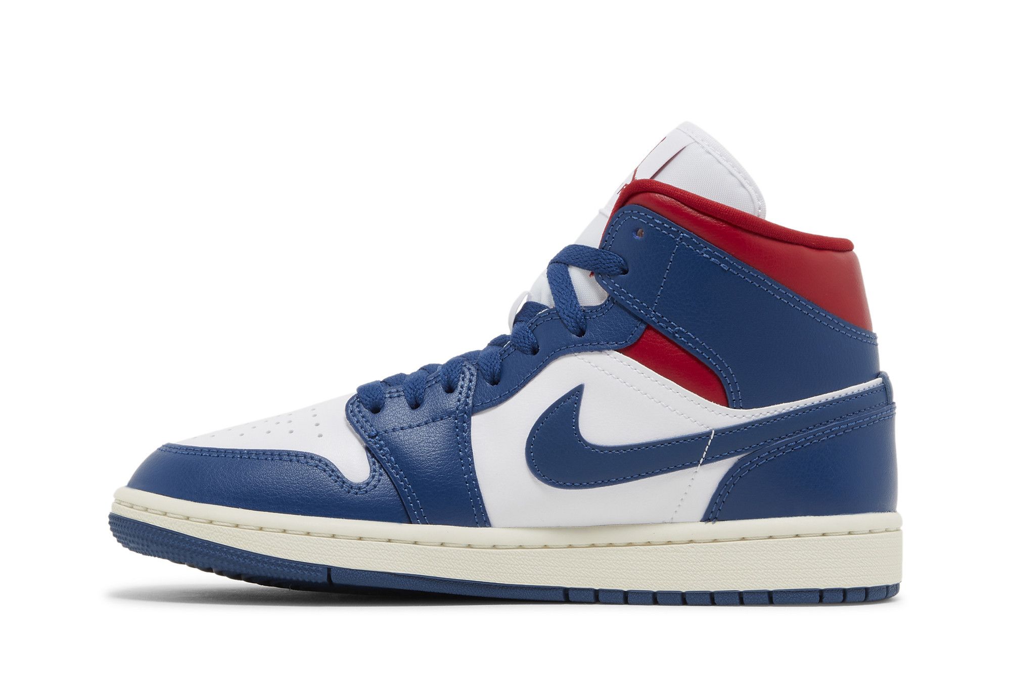 Jordan ones red white and blue on sale