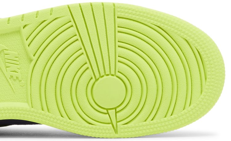 Air Jordan 1 Mid SE GS Volt Vivid Orange