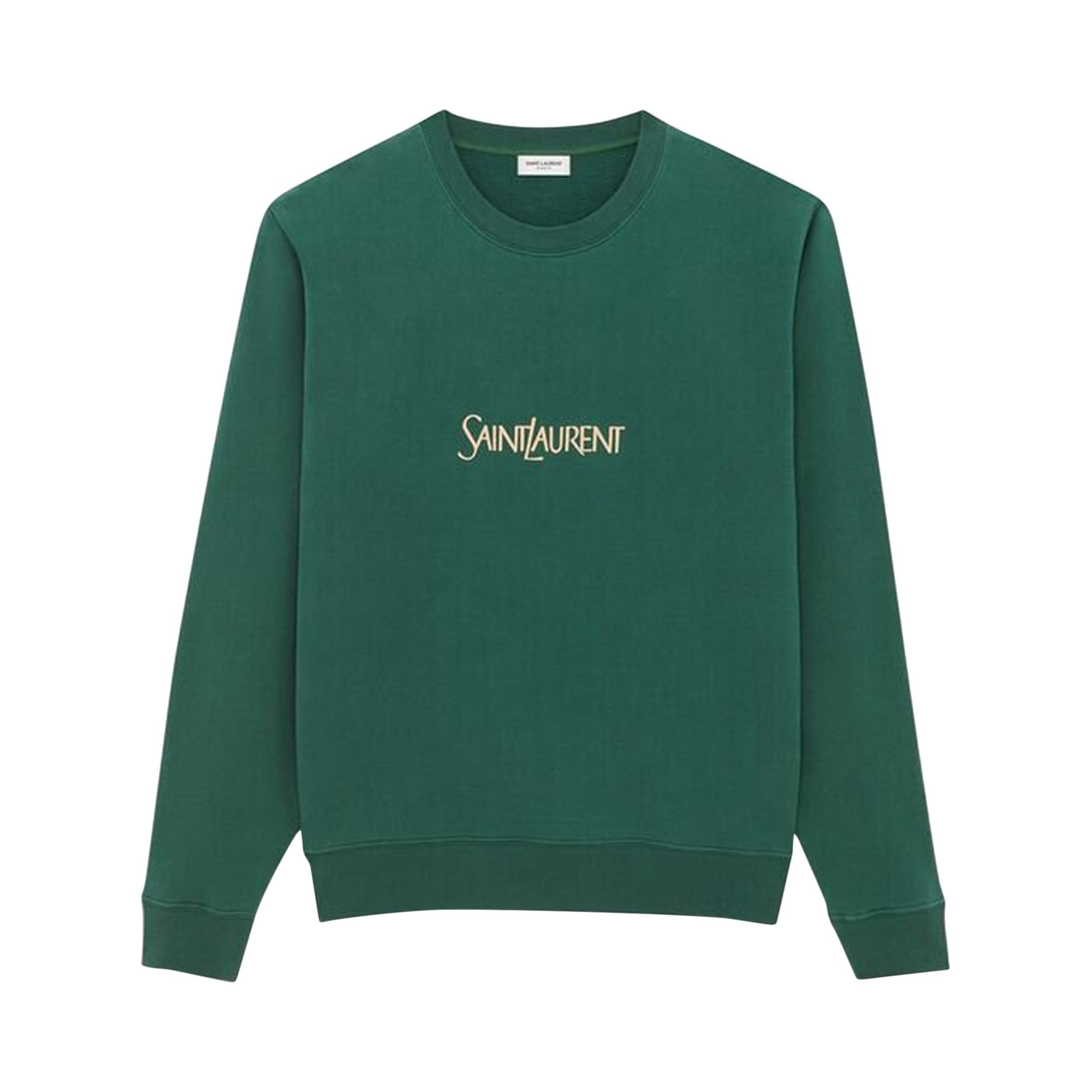 Saint laurent green t 2024 shirt