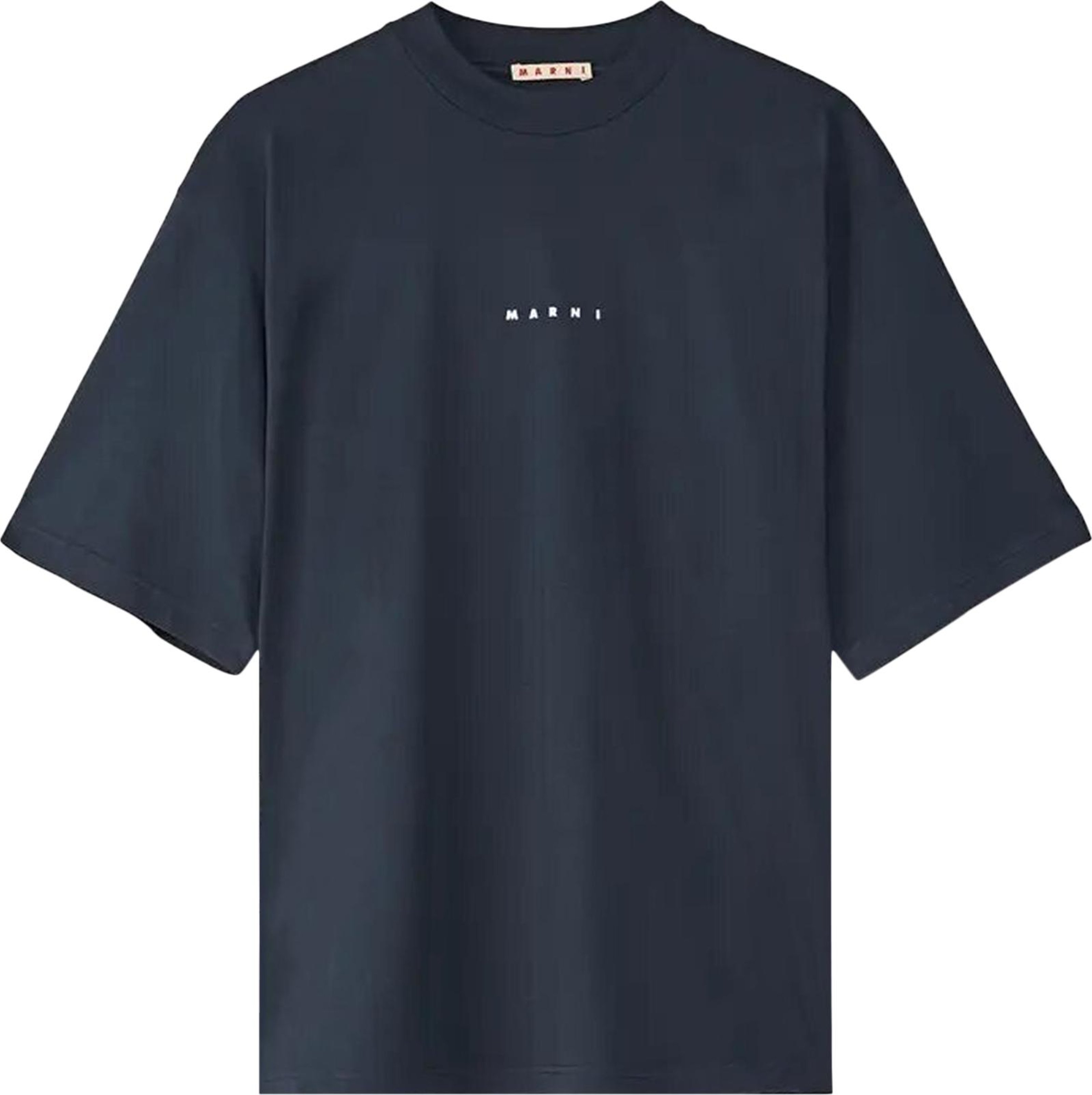 Buy Marni Crewneck Short-Sleeve T-Shirt 'Blue/Black' - HUMU0223P1 ...