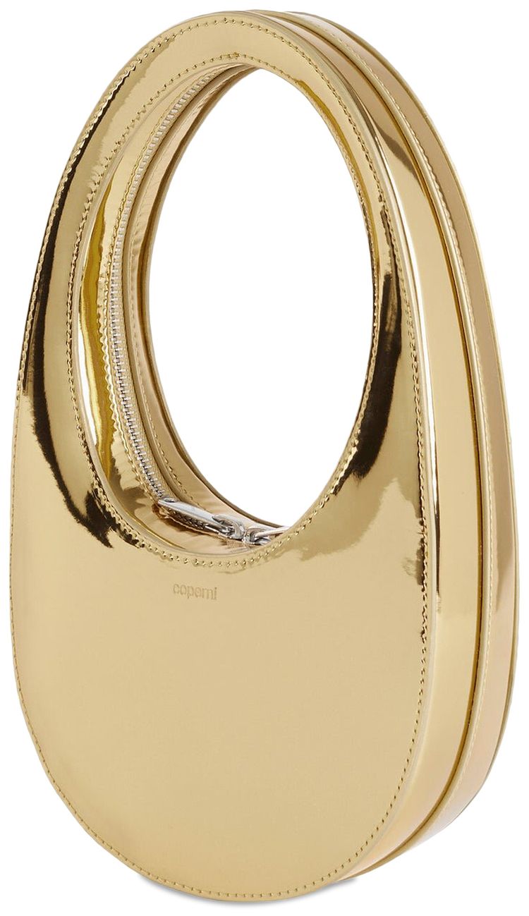 Coperni Metallic Mini Swipe Bag Gold