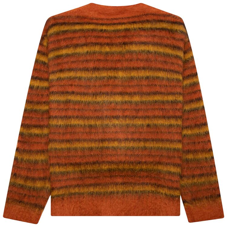 Marni V Neck Long Sleeve Cardigan Orange