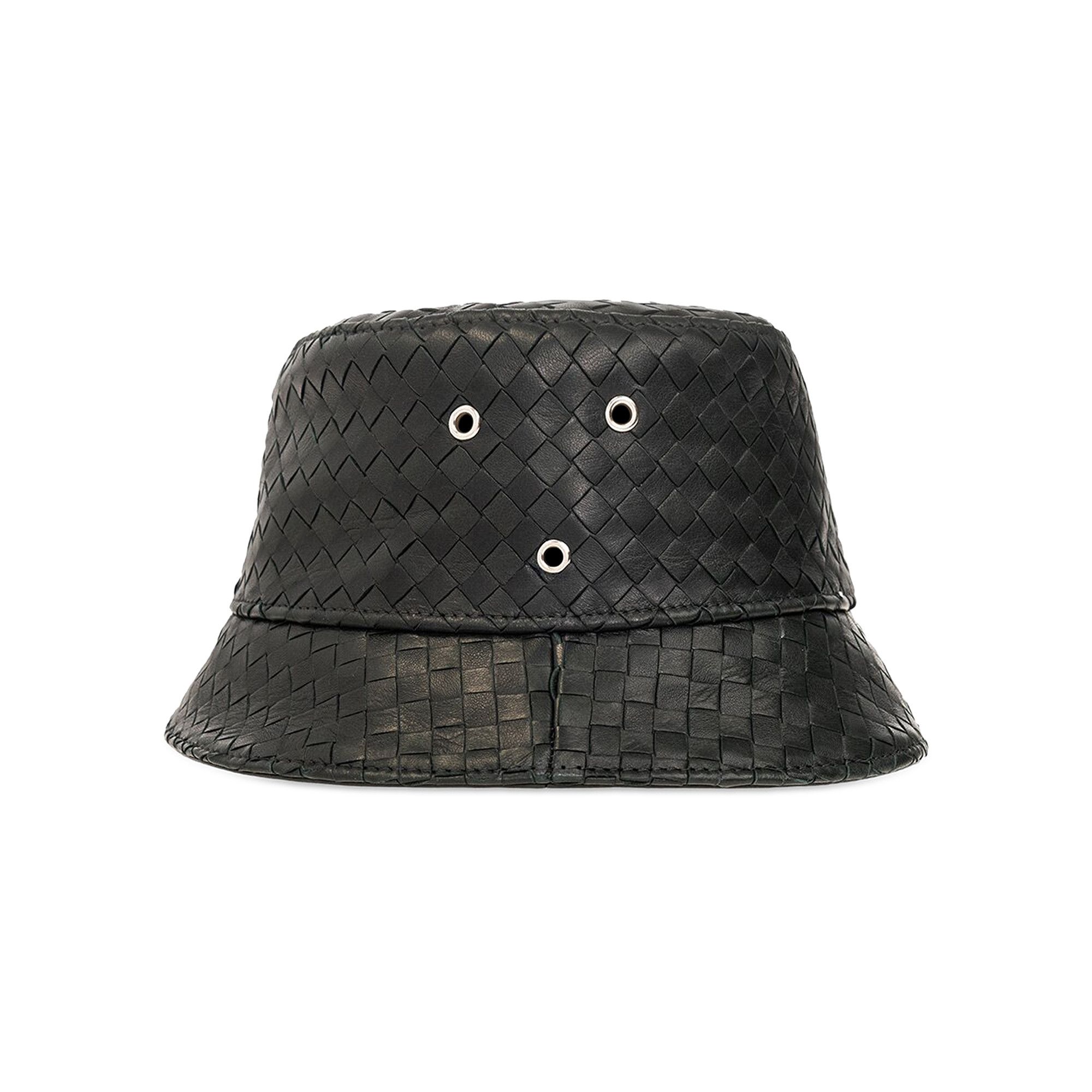 Size s Bottega Veneta Intrecciato Bucket Hat 'Black'