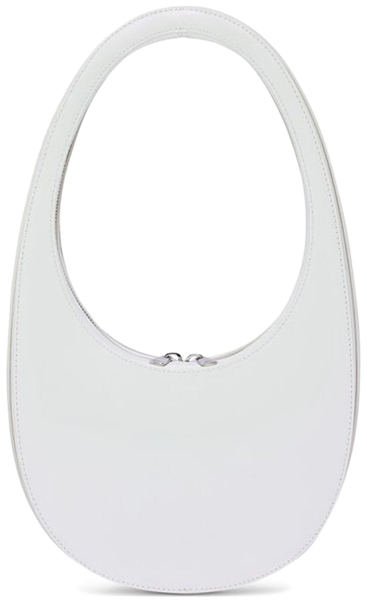 Coperni Iridescent Swipe Bag White