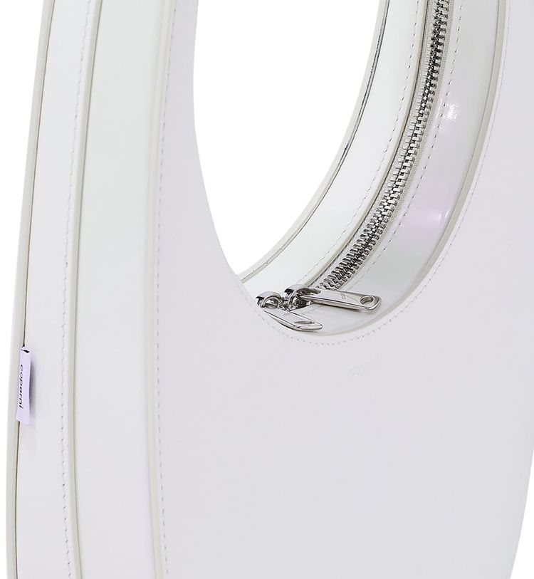 Coperni Iridescent Swipe Bag White