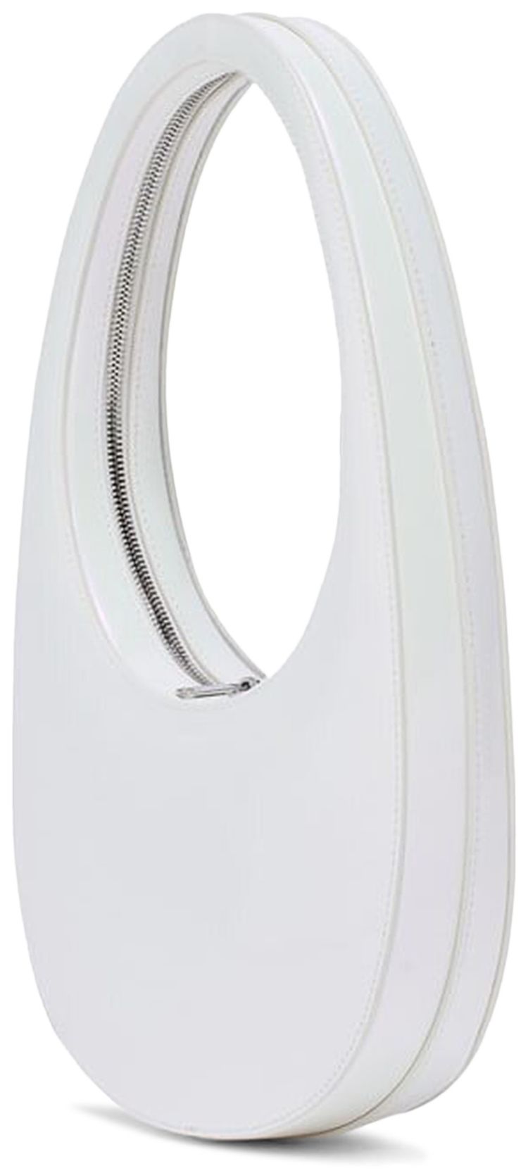 Coperni Iridescent Swipe Bag White