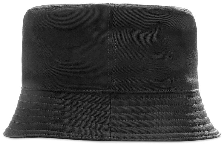 Marni Embroidered Logo Bucket Hat Black