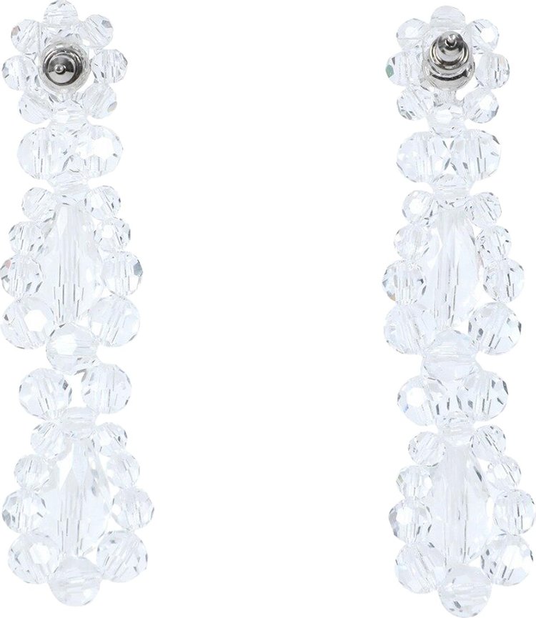 Simone Rocha Short Drop Earring Clear