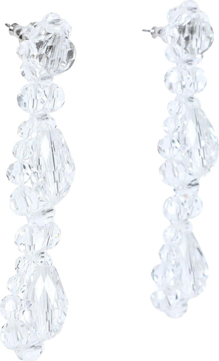 Simone Rocha Short Drop Earring Clear