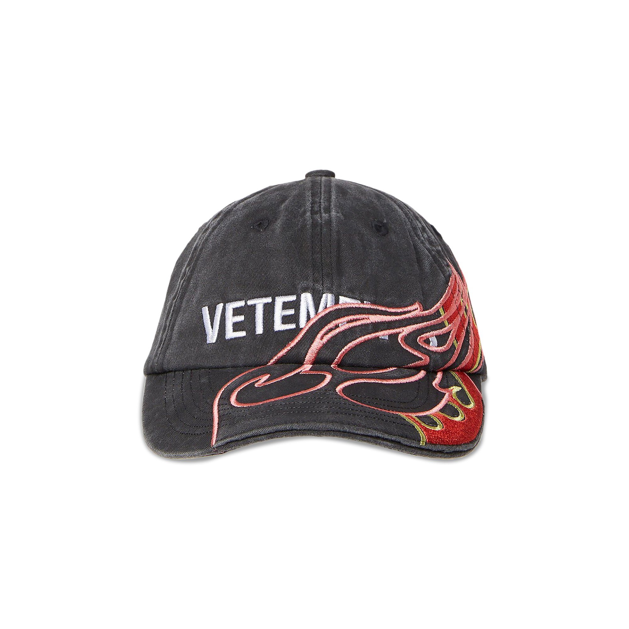 Buy Vetements Flame Logo Cap 'Black' - UE54CA100B BLAC | GOAT