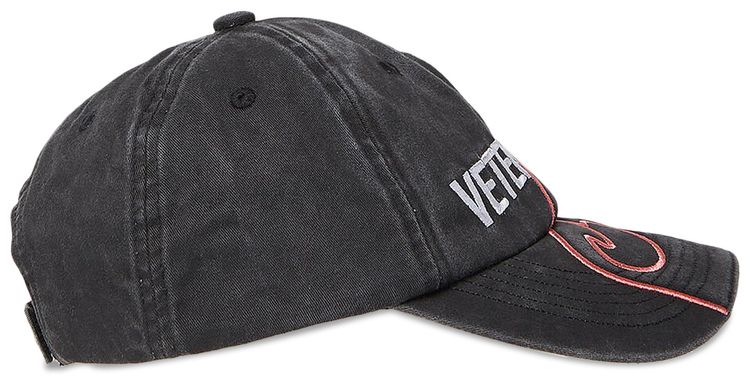Vetements Flame Logo Cap Black